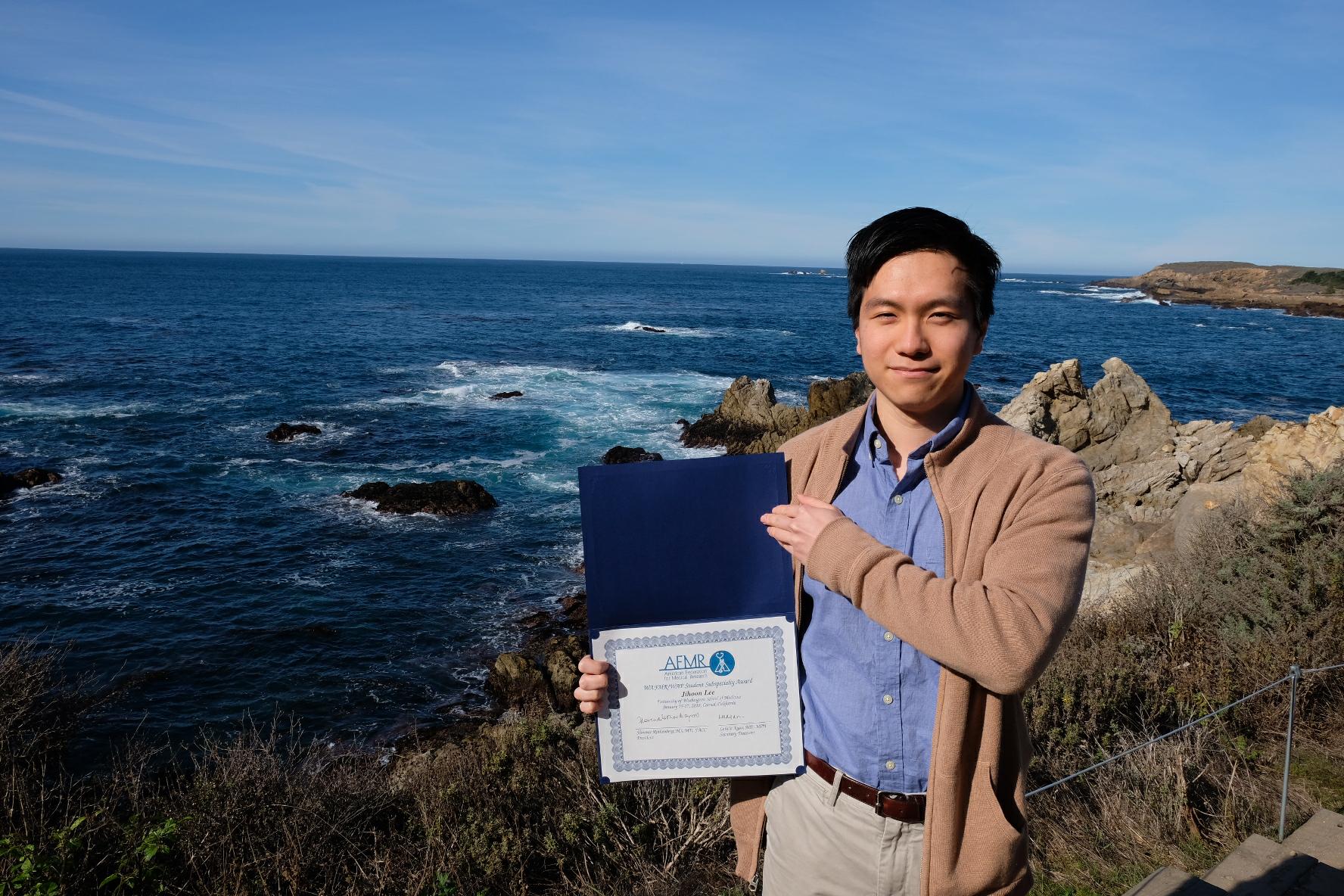 Jihoon Received A WAFMR/WAP Student Subspecialty Award.